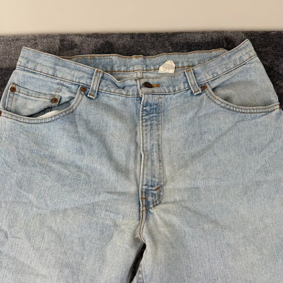 Vtg 90's Levi's 560 Light Blue Denim Jeans Baggy Men's 36X36(35X34.5) USA - Picture 2 of 13